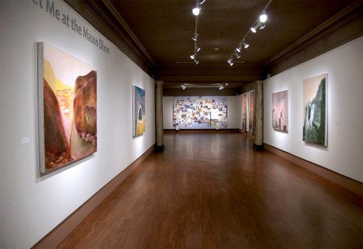  Meet Me at the Mason Dixon / Lisa Blas Installation view Schmucker Art Gallery, Gettysburg College Gettysburg, PA 2011   