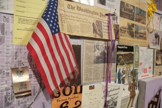  Meet Me at the Mason Dixon / Lisa Blas Detail / installation of Meet Me at the Mason Dixon Schmucker Art Gallery, Gettysburg College Gettysburg, PA 2011 